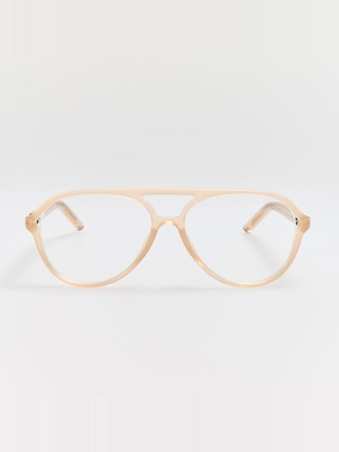 LINDA FARROW Pastro Optical in Nude