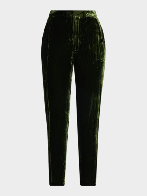 L'AGENCE Rebel Velvet Trousers