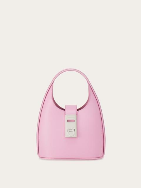 FERRAGAMO MINI HOBO BAG WITH GANCINI BUCKLE