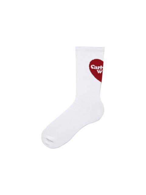 Carhartt WIP Heart Socks 'White'