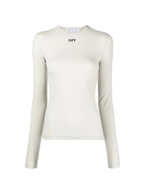 Off-White Off-print long-sleeve top