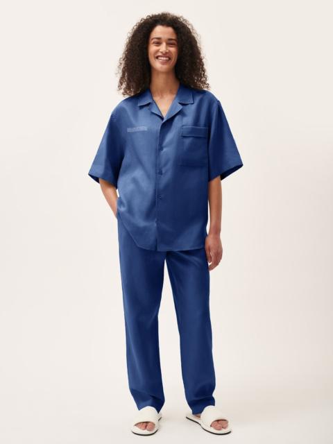 PANGAIA Women's DNA Linen Trousers - Lapis Blue