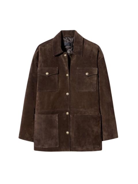 NILI LOTAN MIRRA SUEDE JACKET