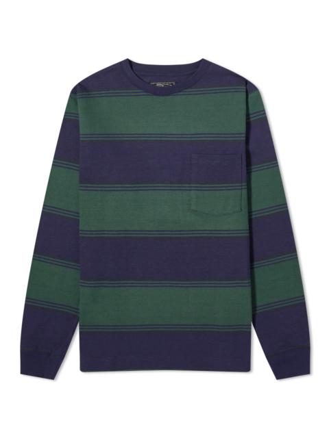 Beams Plus Long Sleeve Stripe Pocket T-Shirt