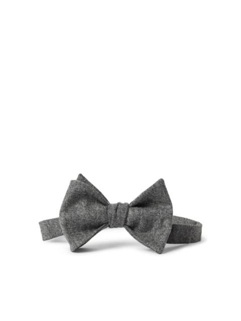 Brunello Cucinelli flannel bow tie