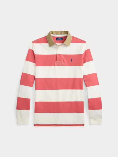 Polo Ralph Lauren Classic Fit Khaki-Collar Rugby Shirt