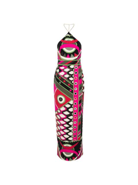 PUCCI Vivara-print maxi dress