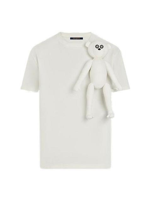 Louis Vuitton LOUIS VUITTON LV SS21 Doll Pendant Crewneck Short Sleeve For Men White 1A8P0O