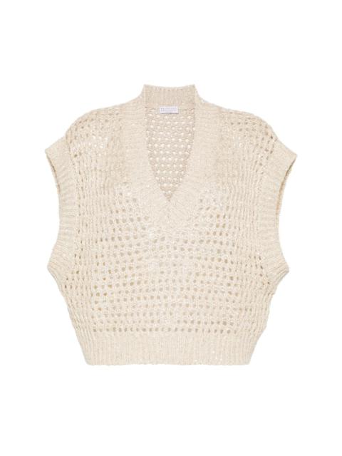 open-knit sweater