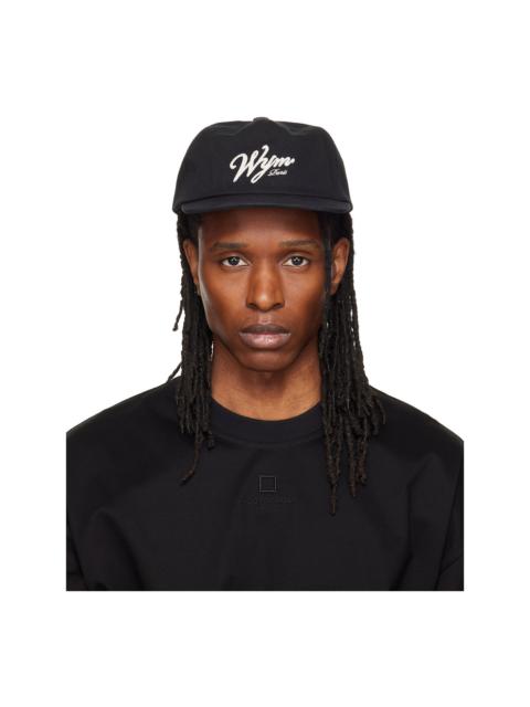 Wooyoungmi Black Flat Visor Baseball Cap