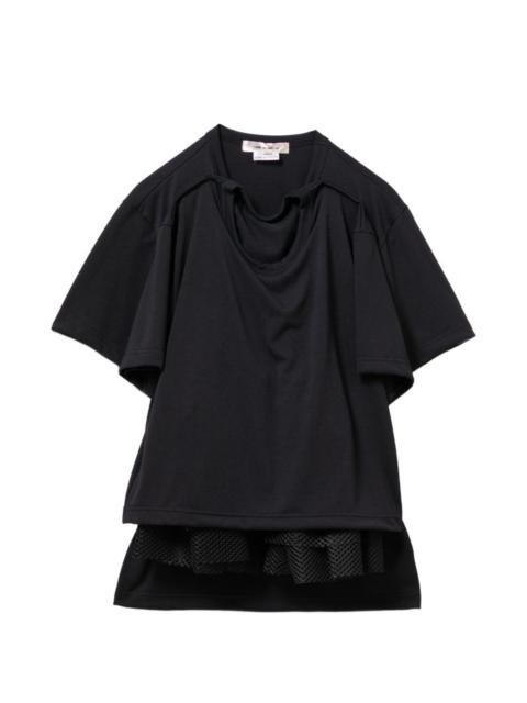 Comme Des Garçons layered short-sleeve T-shirt