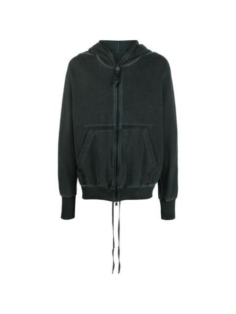 Isaac Sellam zipped cotton hoodie jacket