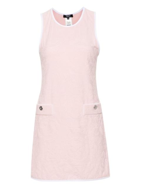 VERSACE baroque-jacquard beach dress