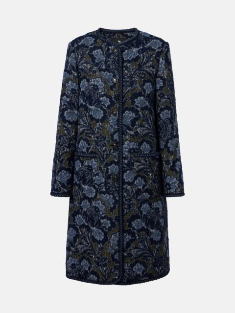 Etro Cotton and wool-blend jacquard coat