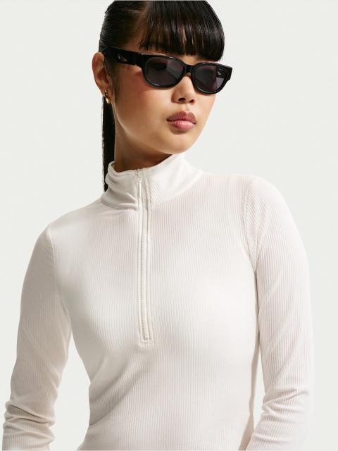Nike Nike Sportswear Chill Knit Women's Tight Quarter-Zip Long-Sleeve Ribbed Top