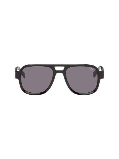 A.P.C. Black 'Les Navigator' Sunglasses
