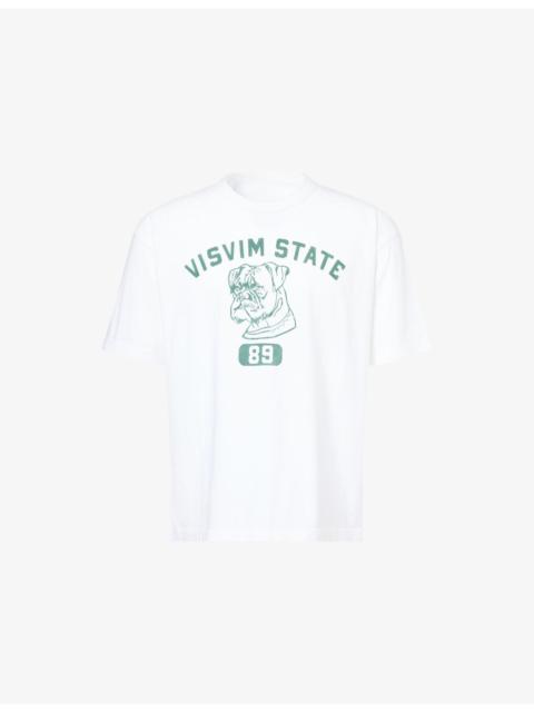 visvim Graphic-Print Crew-Neck cotton T-Shirt
