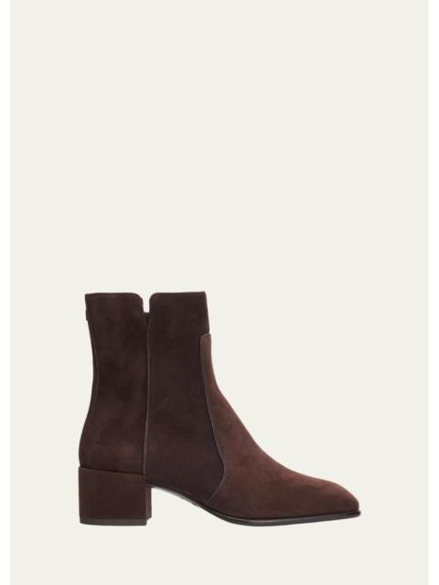 JIMMY CHOO 45mm Eliot Suede Ankle Boots