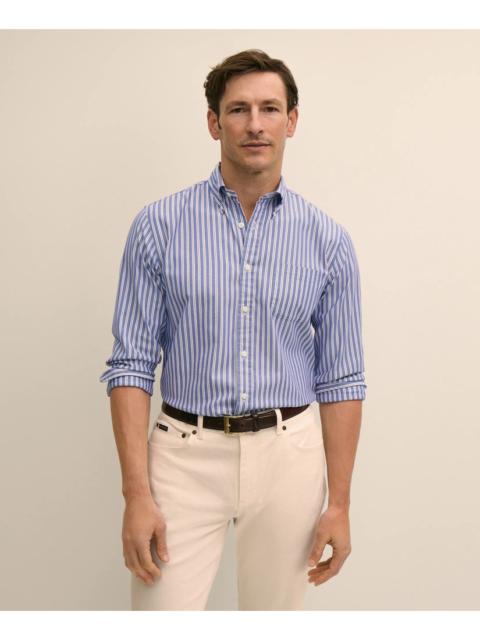 Brooks Brothers Performance Series Oxford Button Down Collar, Sport Shirt
