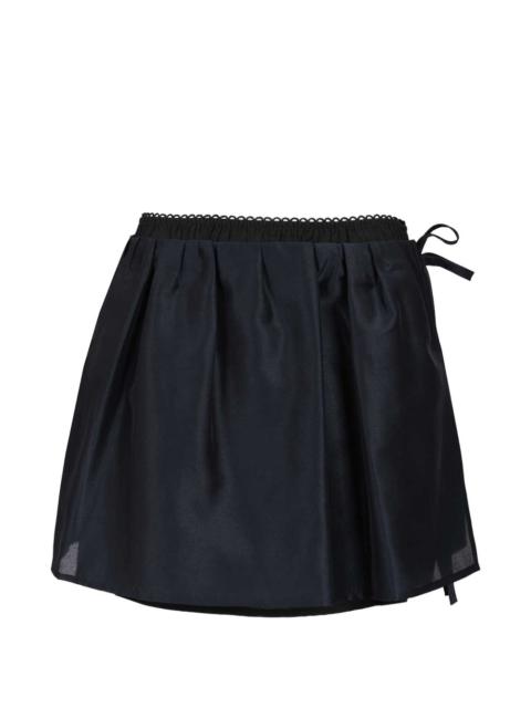 Dunst layered pleated skirt