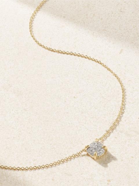 DAVID YURMAN Châtelaine 18-karat gold diamond necklace Gold