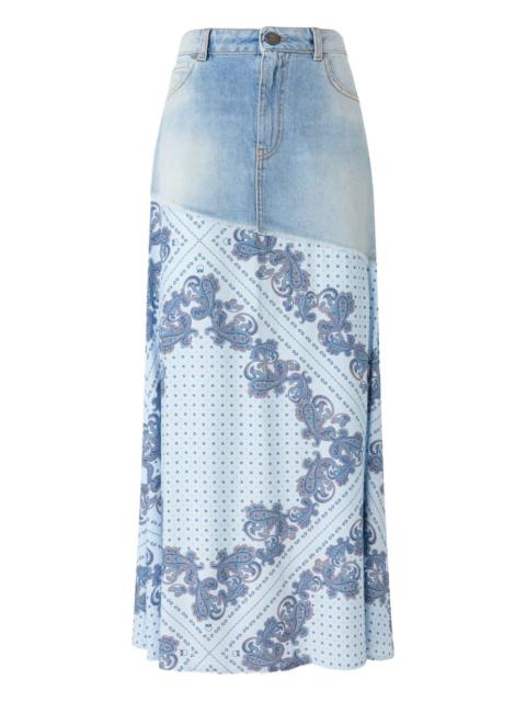 PINKO paisley maxi skirt