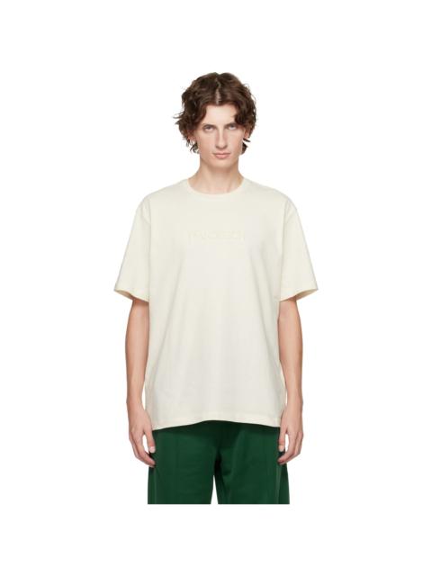 JW Anderson Off-White Logo Embroidery T-shirt