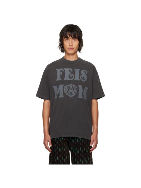 ROBYN LYNCH Gray 'FEIS MOM' T-shirt