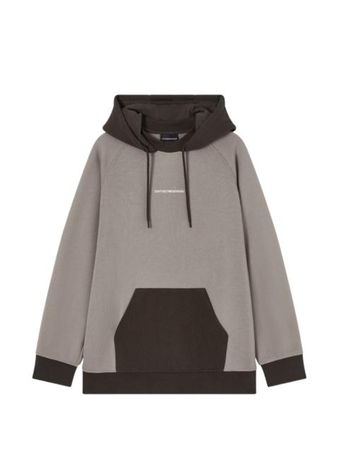 EMPORIO ARMANI logo-detail hoodie