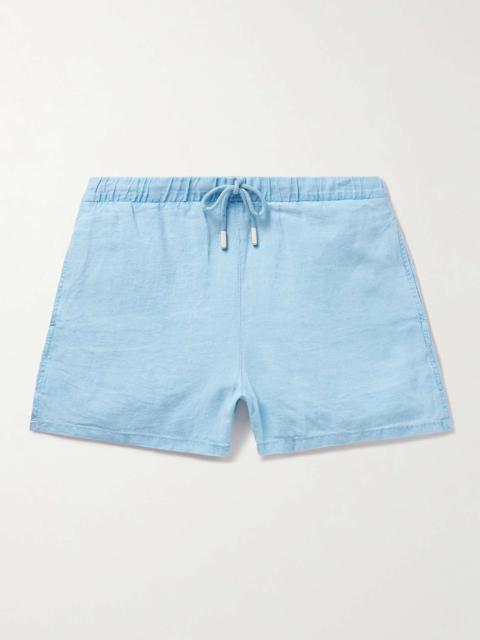 Barry Slim-Fit Linen Drawstring Shorts