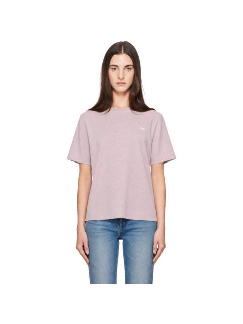 Maison Kitsuné Purple Baby Fox Faded Comfort T-shirt