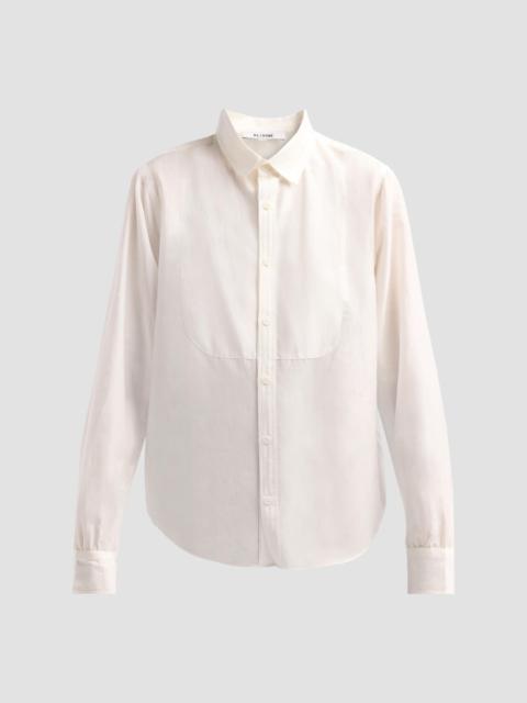 RE/DONE Women's Dillon Cotton-Silk-Blend Voile Shirt - Vintage White
