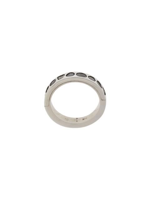 Parts of Four Sistema Mega PavÃ© diamond sterling-silver ring