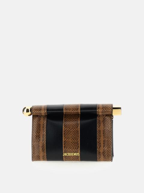 JACQUEMUS Two-tone Le Sac Rond Carre bag