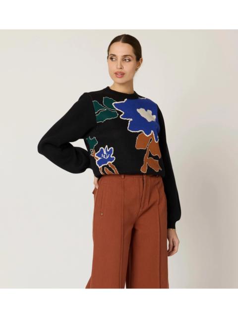 Cleobella EMORY SWEATER | MARIPOSA/BLACK