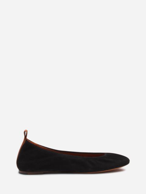 Lanvin THE SUEDE BALLERINA FLAT