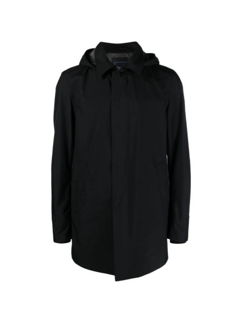 hooded waterproof raincoat