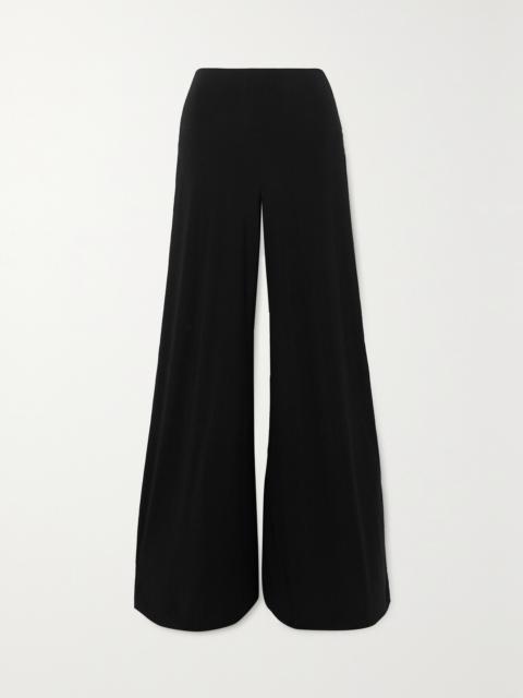 NORMA KAMALI Elephant Stretch-jersey Wide-leg Pants