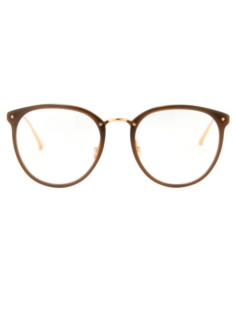 THE CALTHORPE | OVAL OPTICAL FRAME IN BROWN (MEN'S)