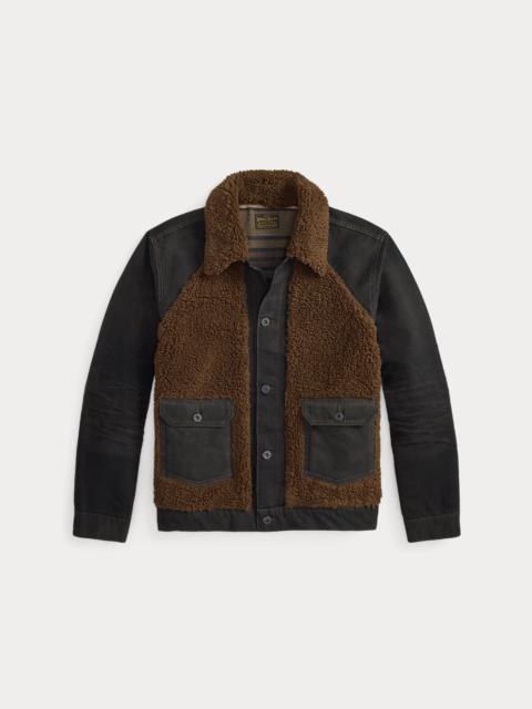 RRL by Ralph Lauren Fleece-Paneled Canvas Jacket