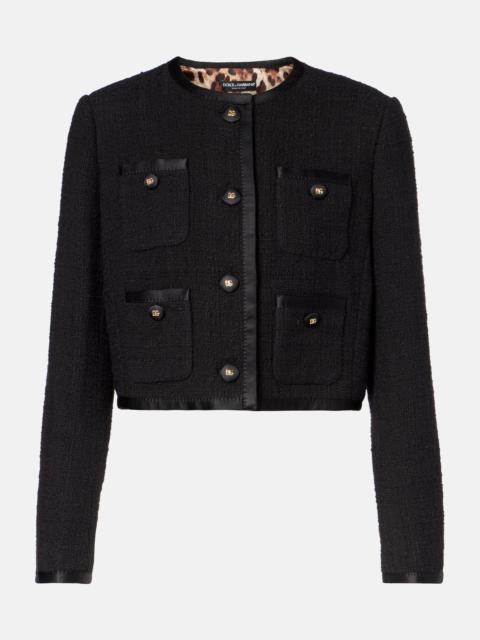 Dolce & Gabbana DG cotton-blend jacket