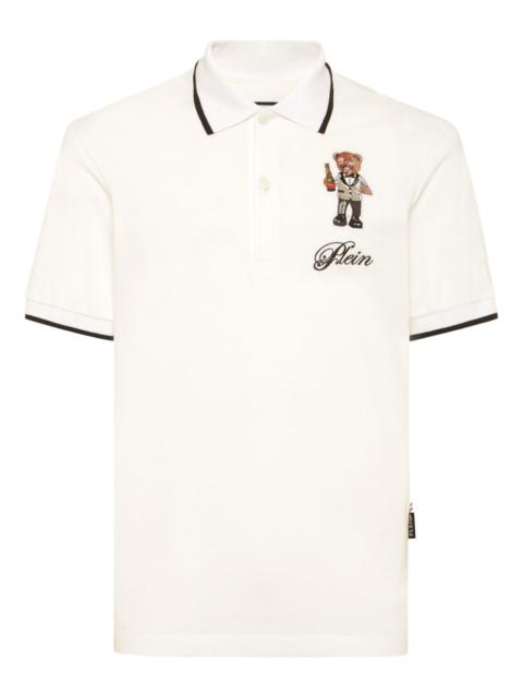 PHILIPP PLEIN teddy bear-graphic polo shirt