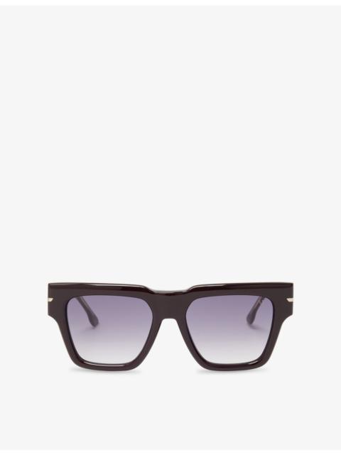 Victoria Beckham VB7004/S Square-Frame Acetate Sunglasses