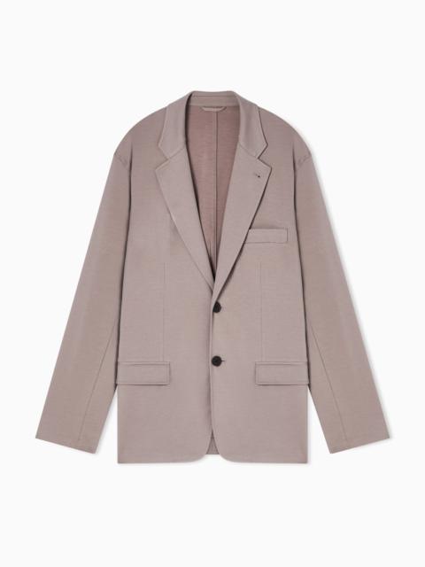 EMPORIO ARMANI STRUCTURED JACKET IN STRETCH FABRIC