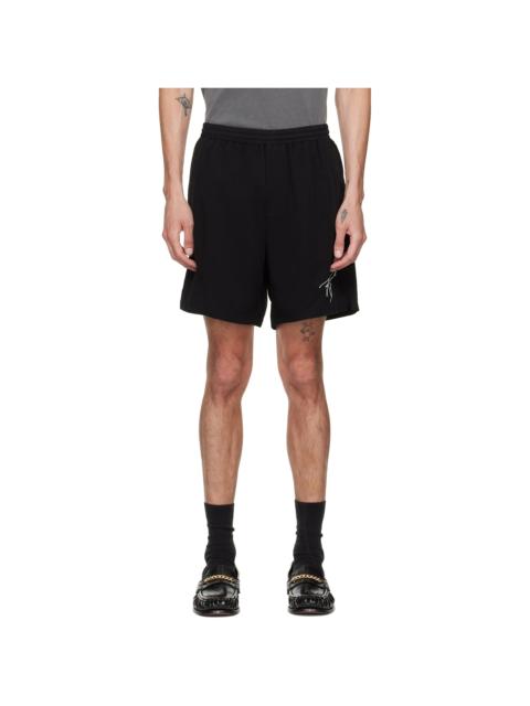 REPRESENT Black 'Love and Kisses' Shorts