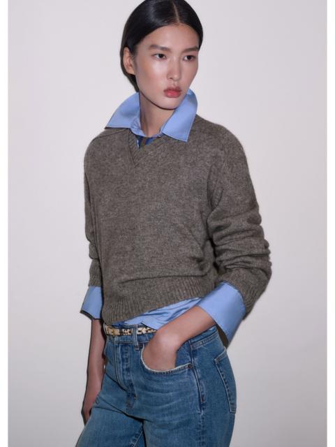 ME+EM V-Neck Relaxed Sweater