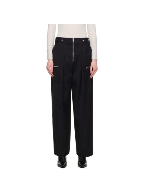 3.1 Phillip Lim Black OS Wide Leg Cargo Pants