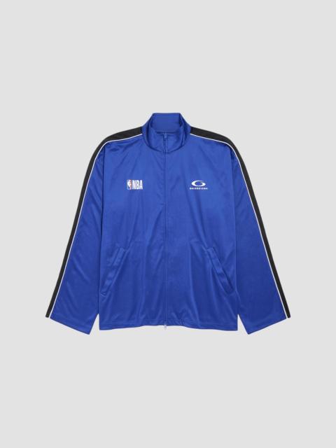 BALENCIAGA Men's x NBA Collaboration Tracksuit Jacket - Blue Black