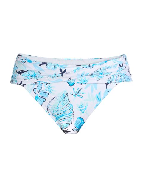 Lilly Pulitzer Women's Lagoon Hipster Bikini Bottom - White Multi
