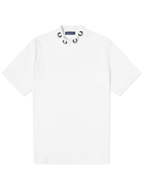 Fred Perry Fred Perry Laurel Wreath High Neck T-Shirt